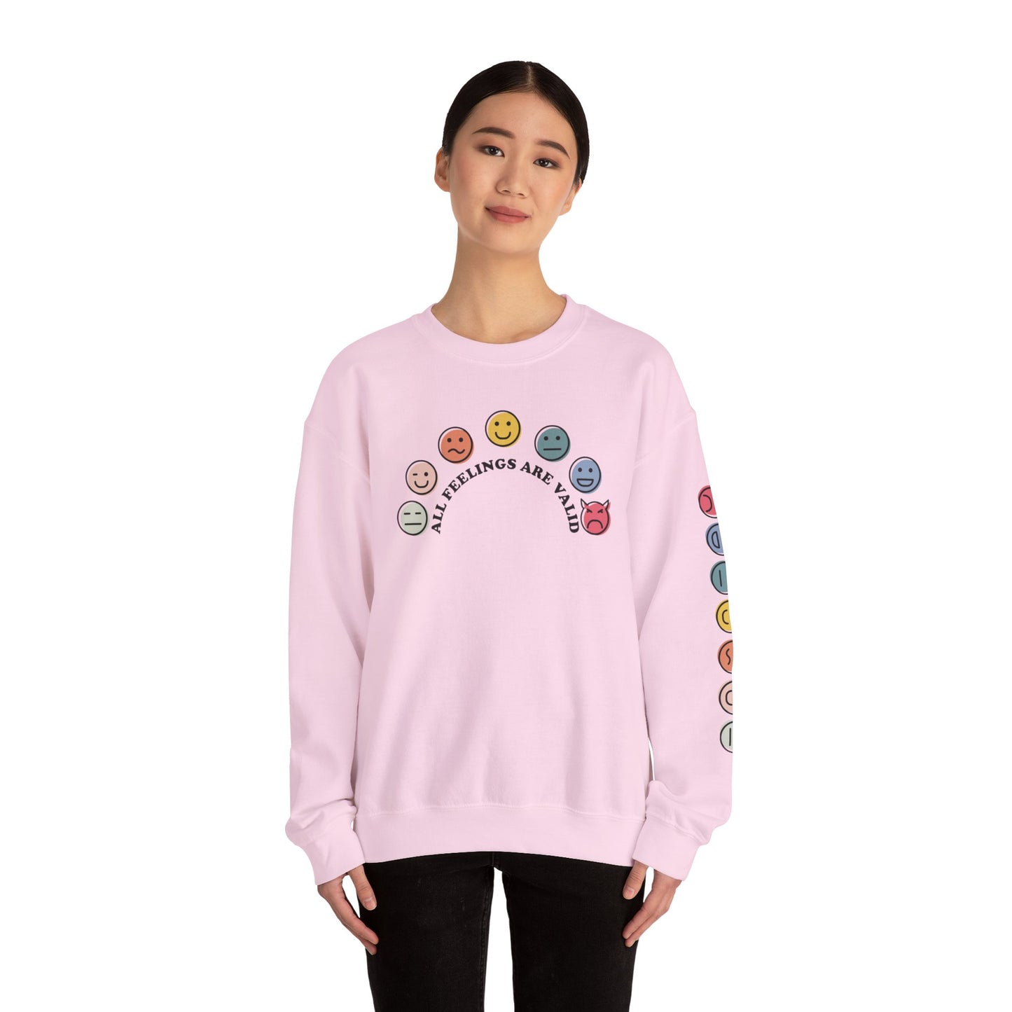 All Feelings are Valid Unisex Crewneck Sweatshirt