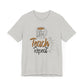 Coffee Teach Repeat Unisex Short Sleeve Tee