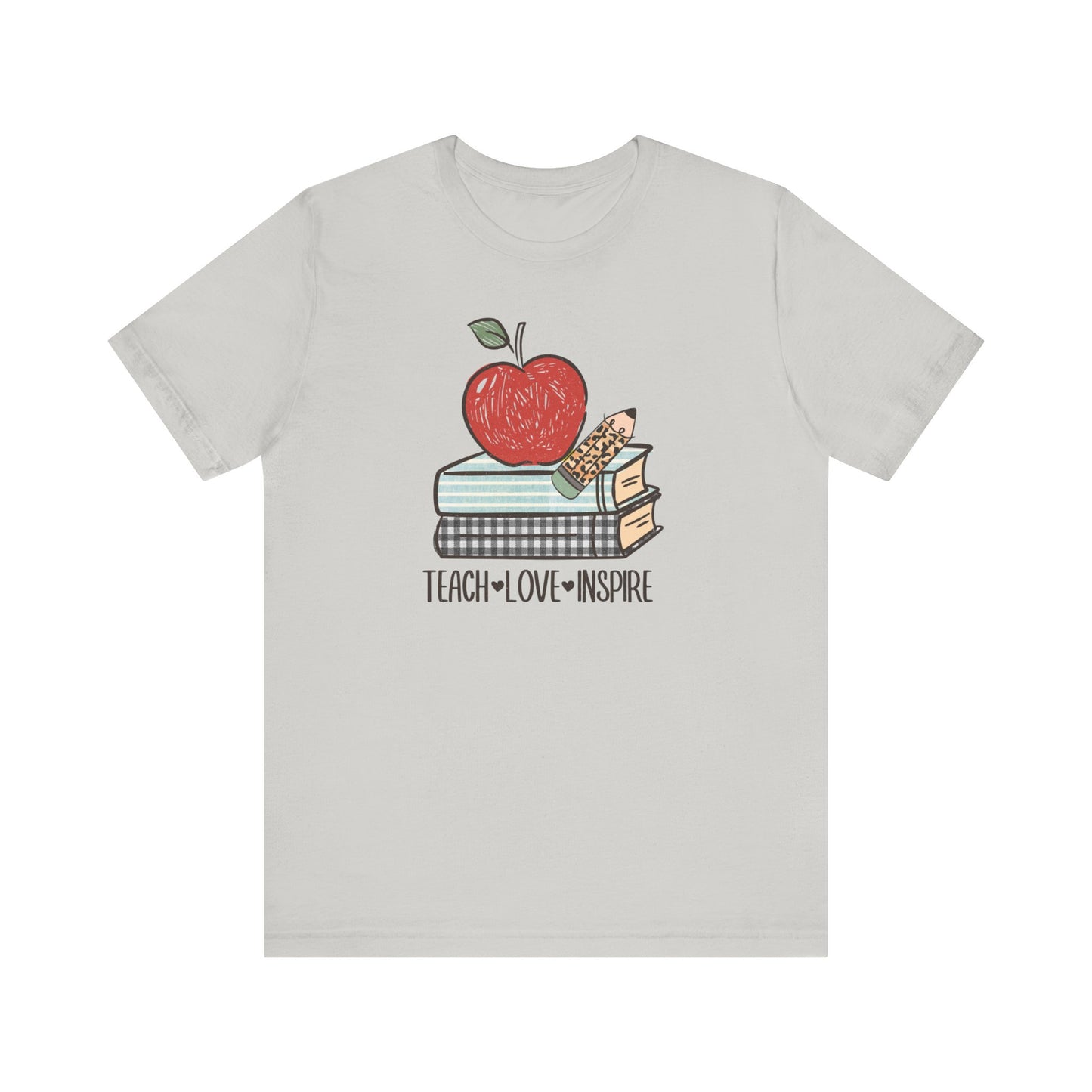 Teach, Love, Inspire Unisex Short Sleeve Tee