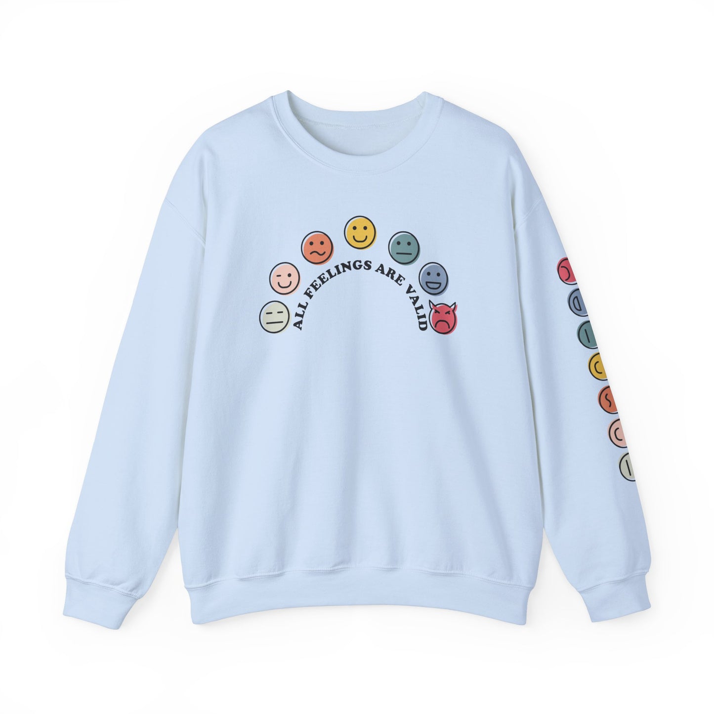 All Feelings are Valid Unisex Crewneck Sweatshirt