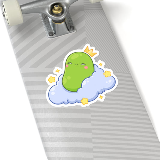 Happy Bean Die-Cut Sticker