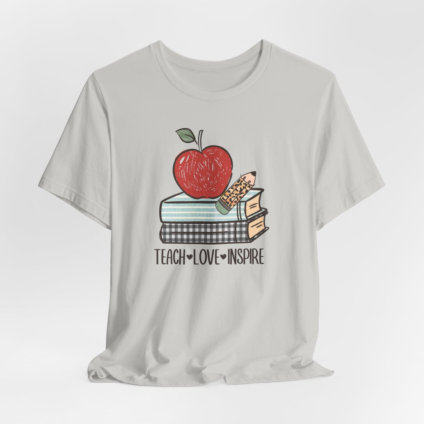 Teach, Love, Inspire Unisex Short Sleeve Tee