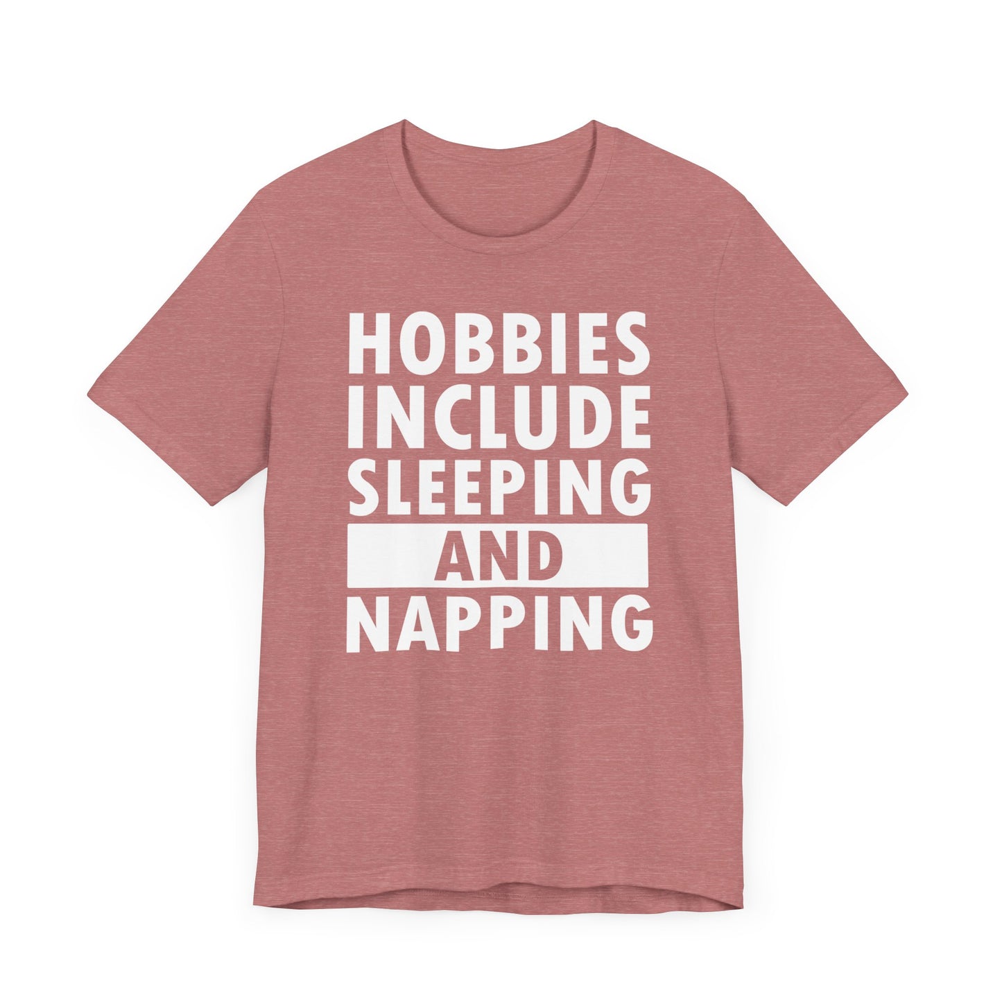 Sleeping and Napping Unisex Jersey Short Sleeve Tee