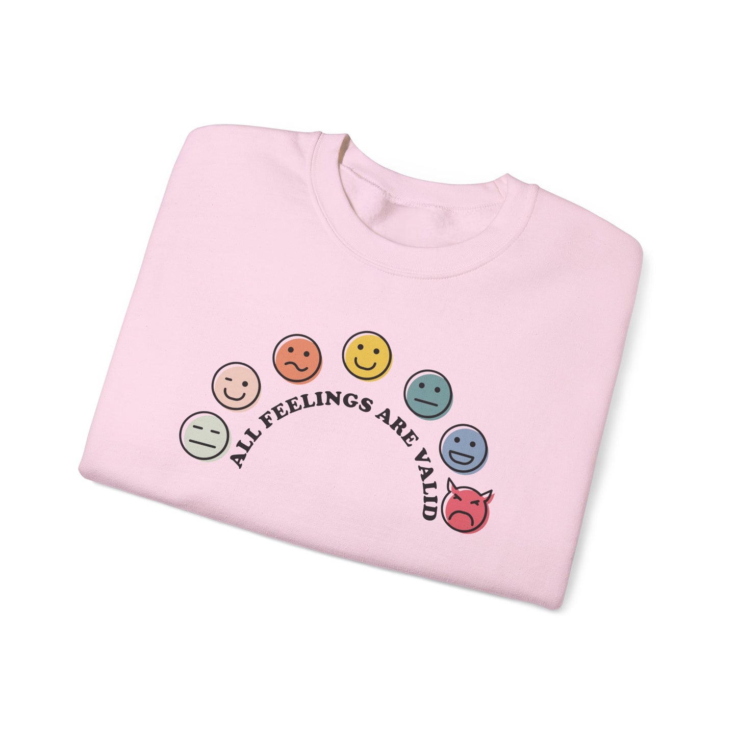 All Feelings are Valid Unisex Crewneck Sweatshirt