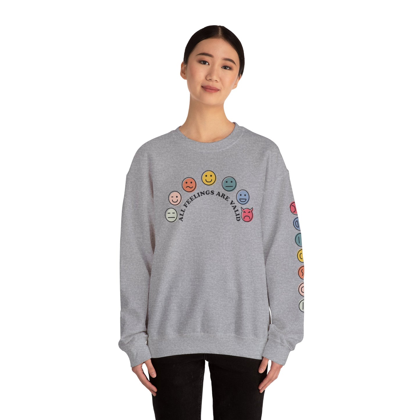 All Feelings are Valid Unisex Crewneck Sweatshirt