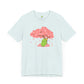 Sakura Bean Unisex Jersey Short Sleeve Tee