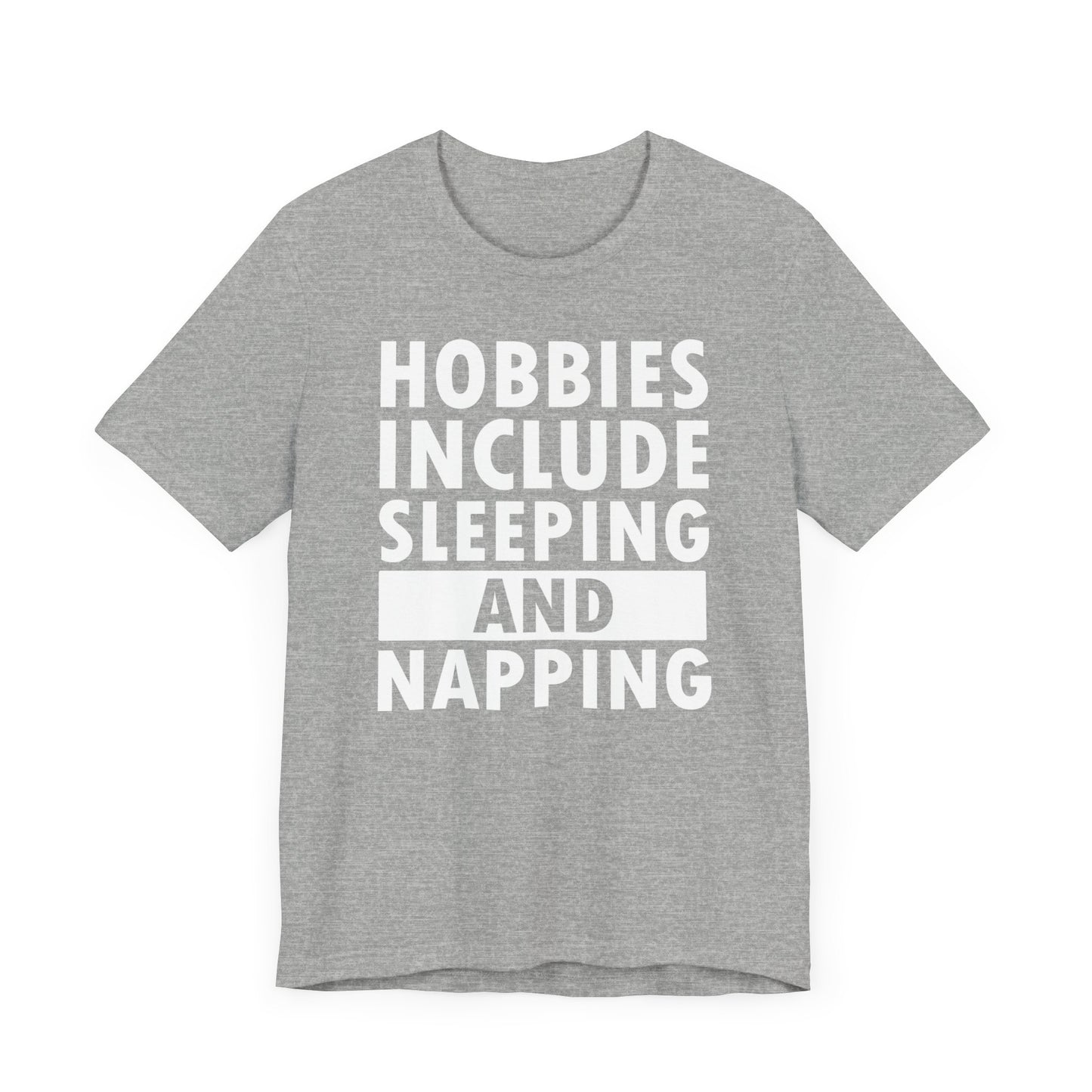 Sleeping and Napping Unisex Jersey Short Sleeve Tee