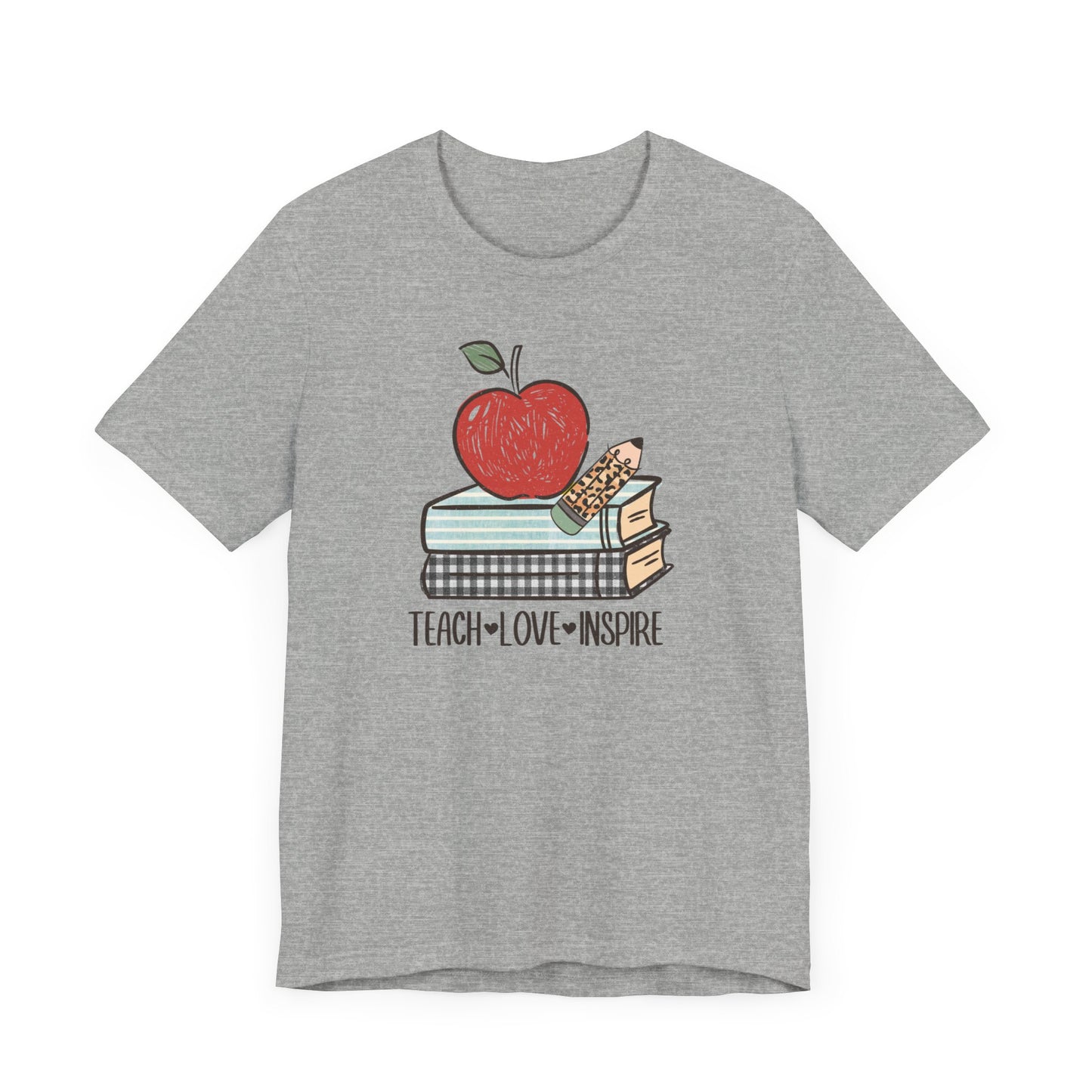 Teach, Love, Inspire Unisex Short Sleeve Tee