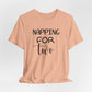 Napping for Two Unisex Jersey Short Sleeve Tee