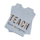 Teach, Love, Inspire Cheetah Print Unisex Short Sleeve Tee