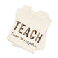 Teach, Love, Inspire Cheetah Print Unisex Short Sleeve Tee