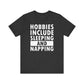 Sleeping and Napping Unisex Jersey Short Sleeve Tee