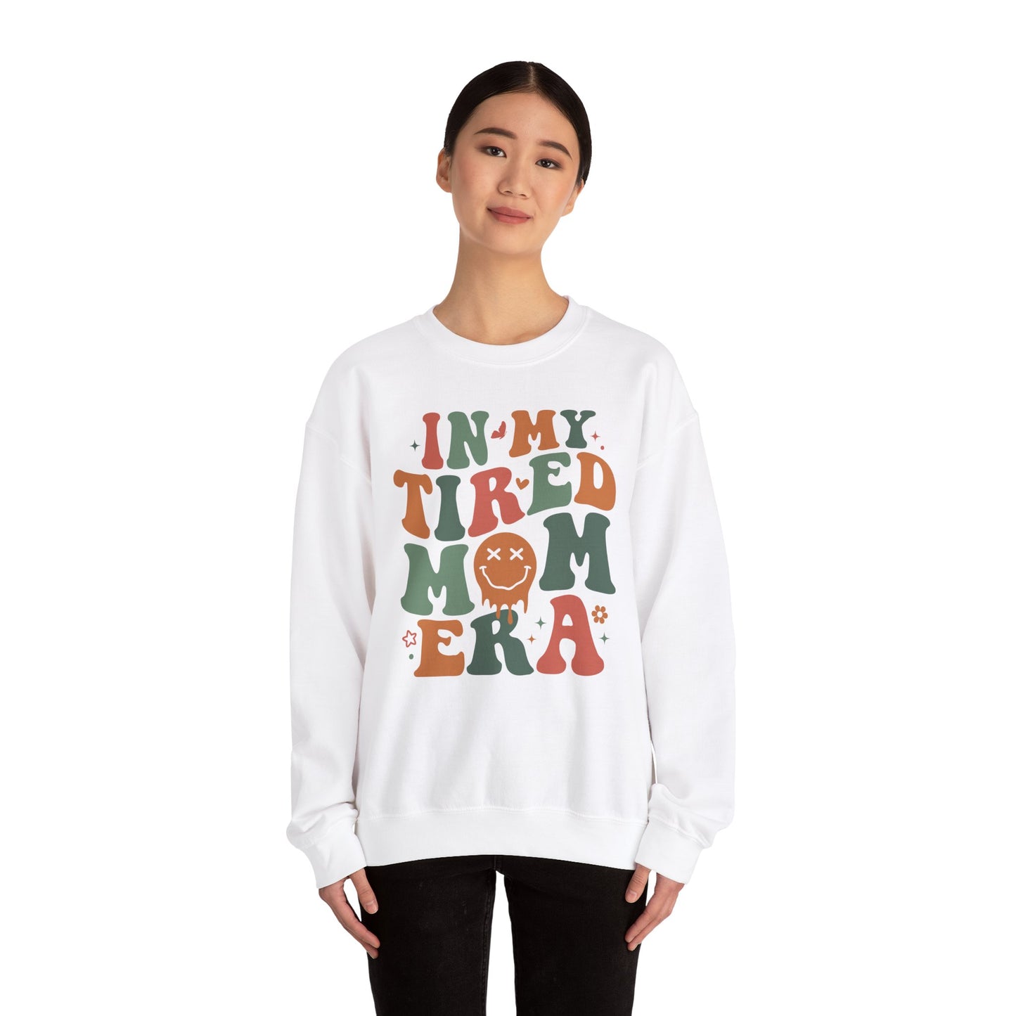 In My Tired Mom Era Crewneck Sweatshirt