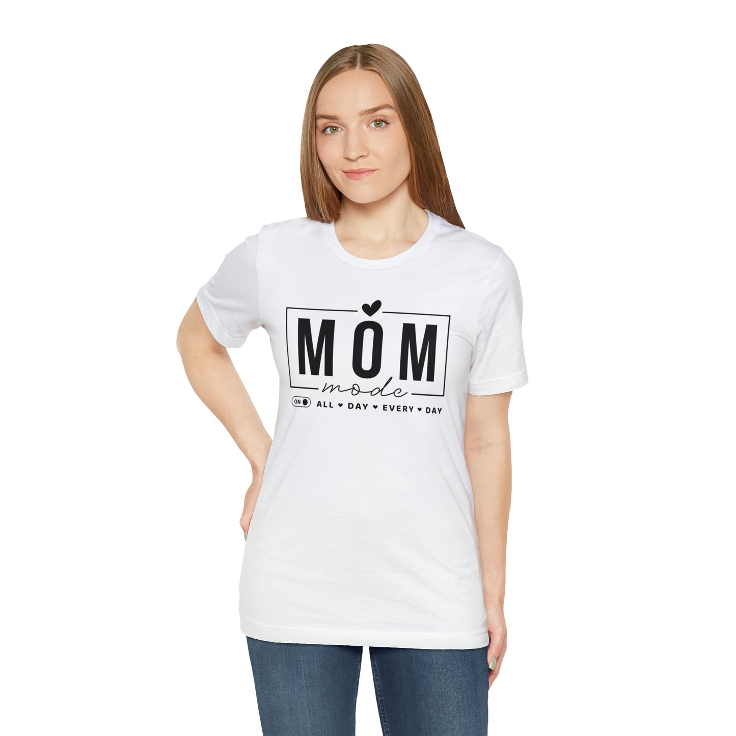 Mom Mode Unisex Jersey Short Sleeve Tee