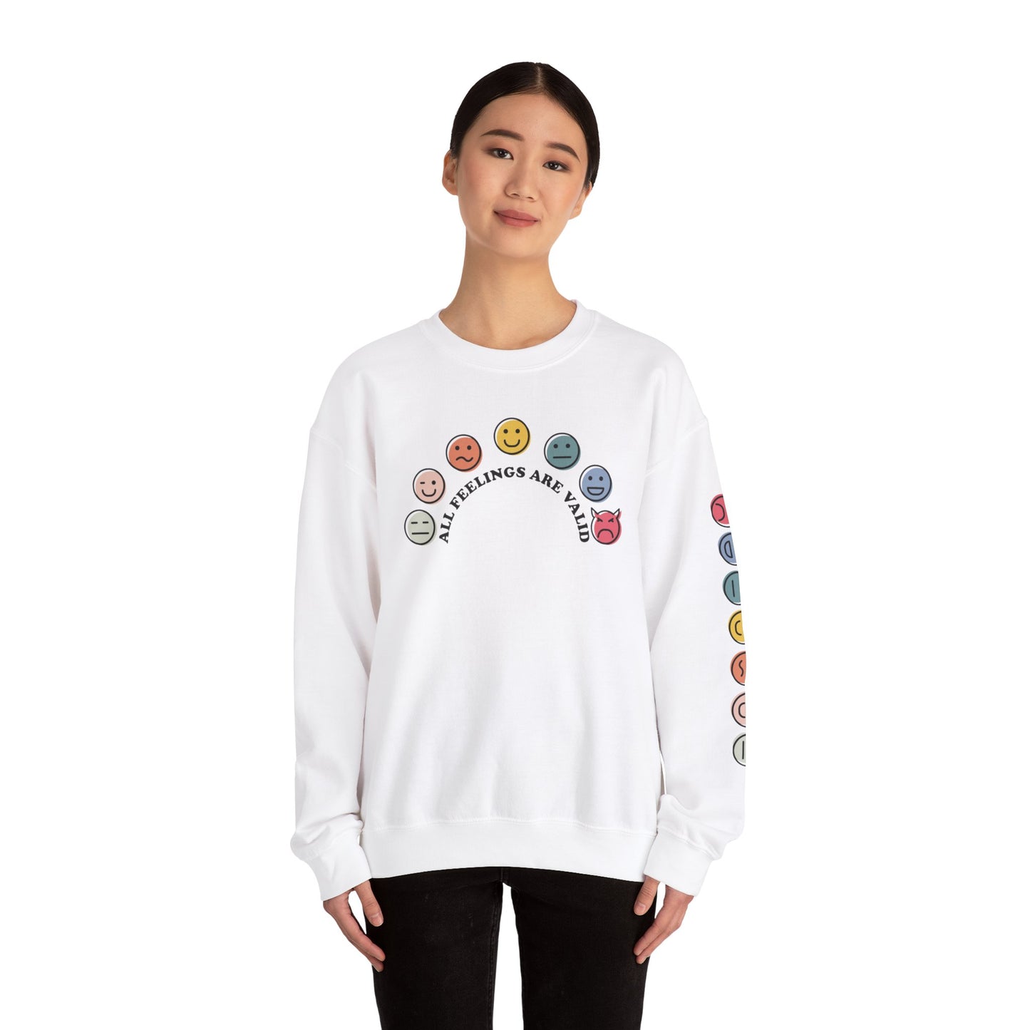 All Feelings are Valid Unisex Crewneck Sweatshirt