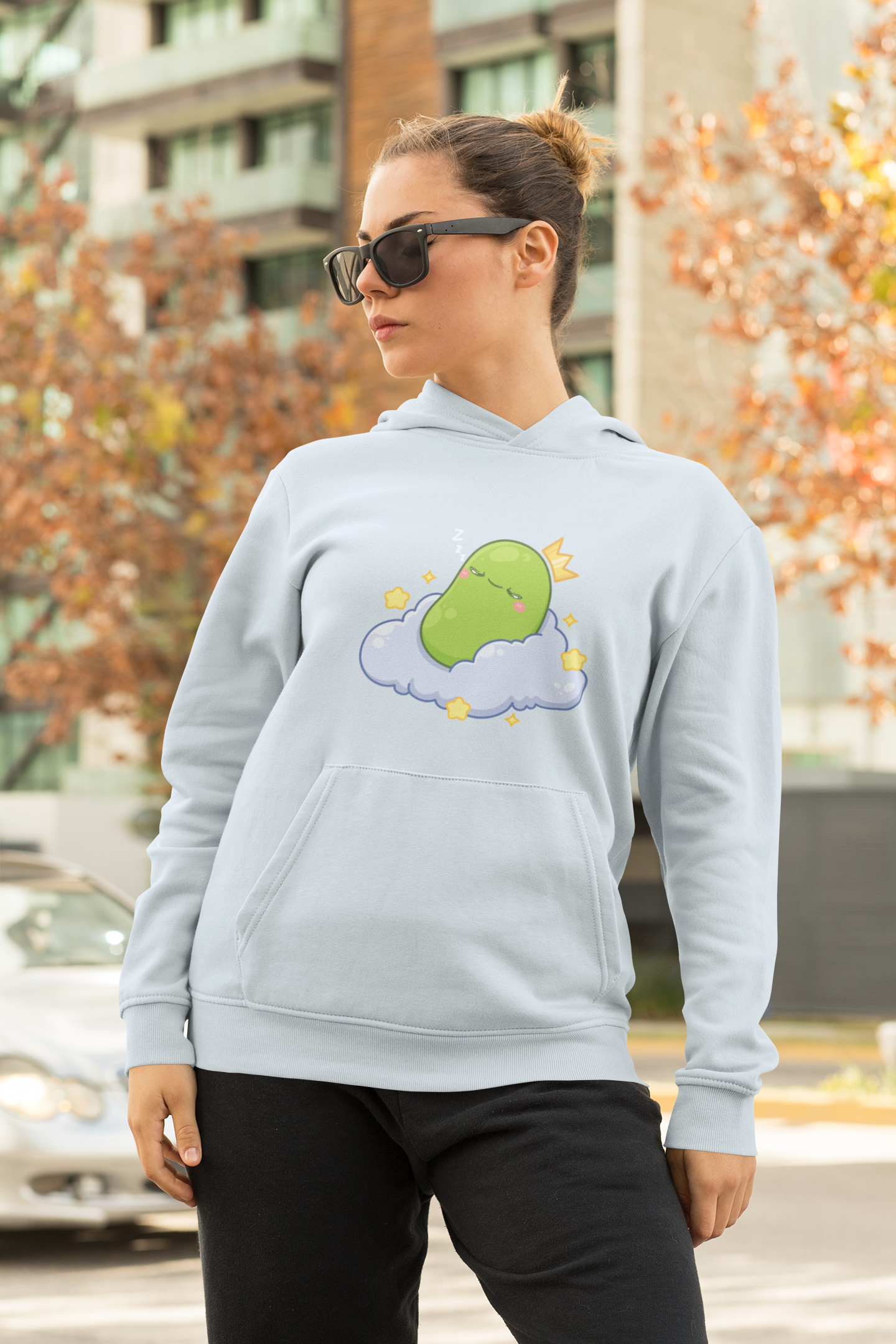 Sleeping Bean Unisex Hoodie