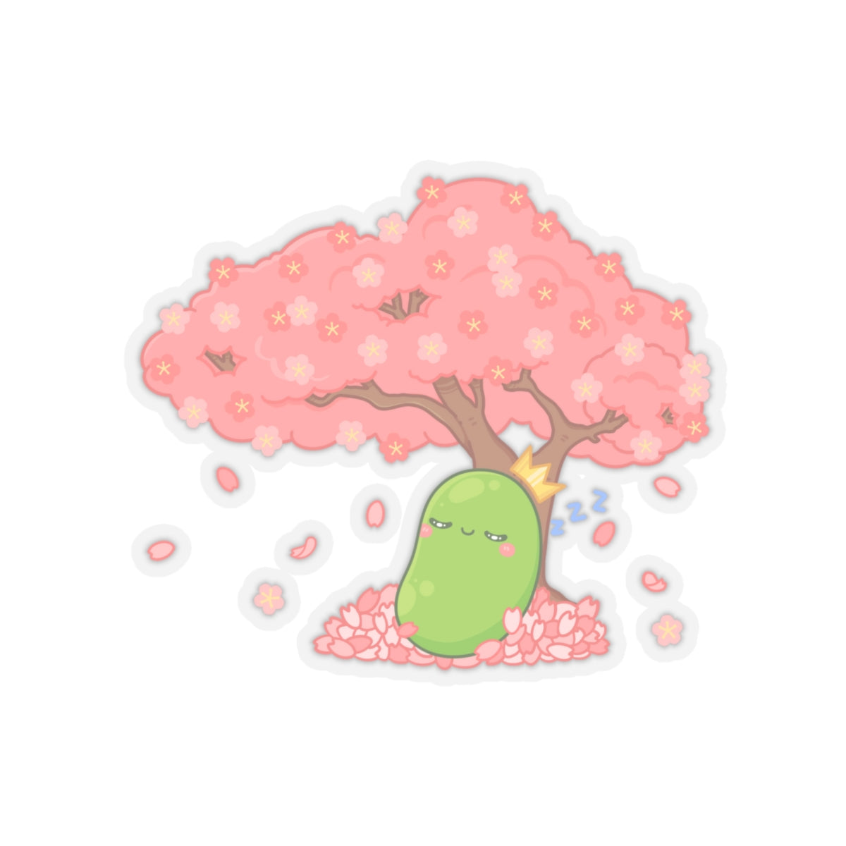 Sakura Bean Die-Cut Sticker