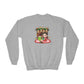 Christmas Johnnii Bean Kids Crewneck Sweatshirt