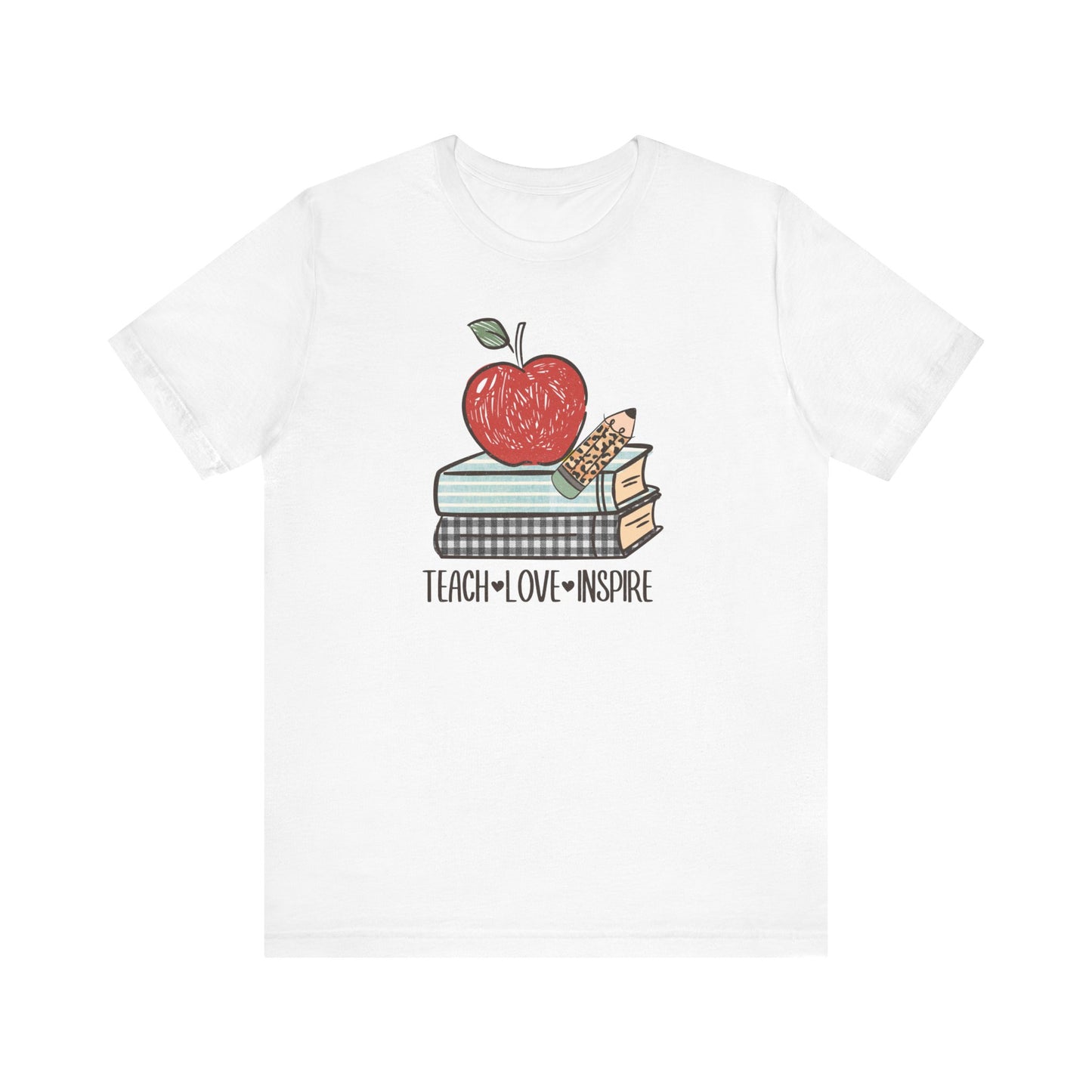 Teach, Love, Inspire Unisex Short Sleeve Tee