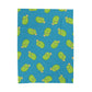 Happy Bean AOP Plush Blanket