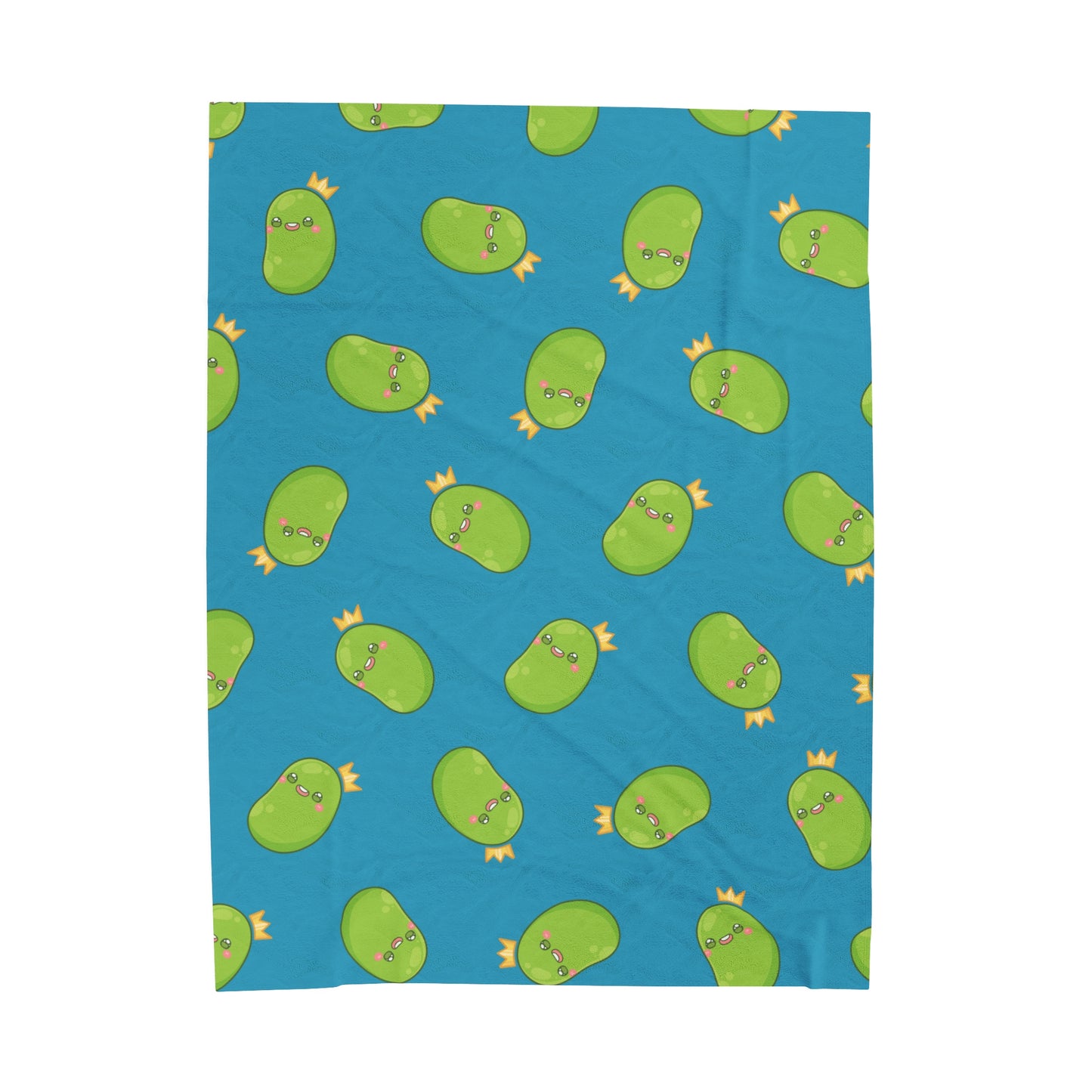 Happy Bean AOP Plush Blanket