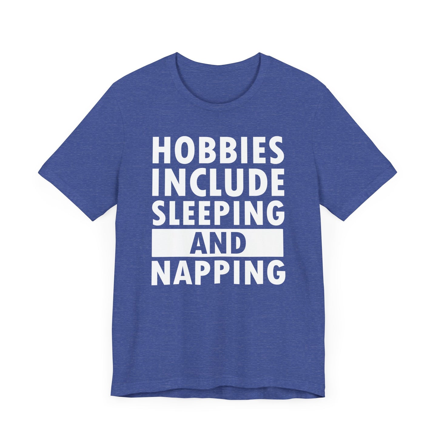 Sleeping and Napping Unisex Jersey Short Sleeve Tee