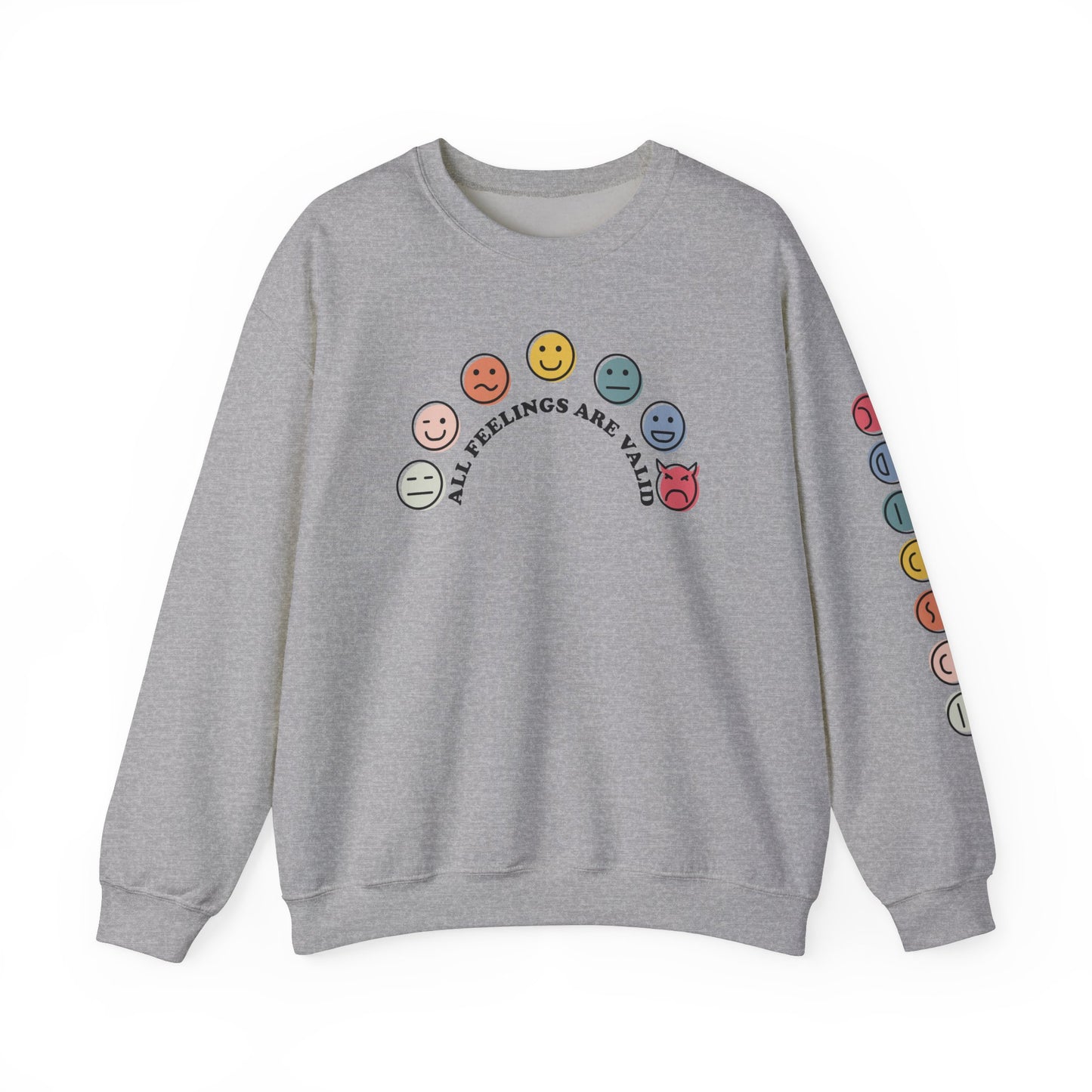 All Feelings are Valid Unisex Crewneck Sweatshirt