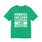 Sleeping and Napping Unisex Jersey Short Sleeve Tee