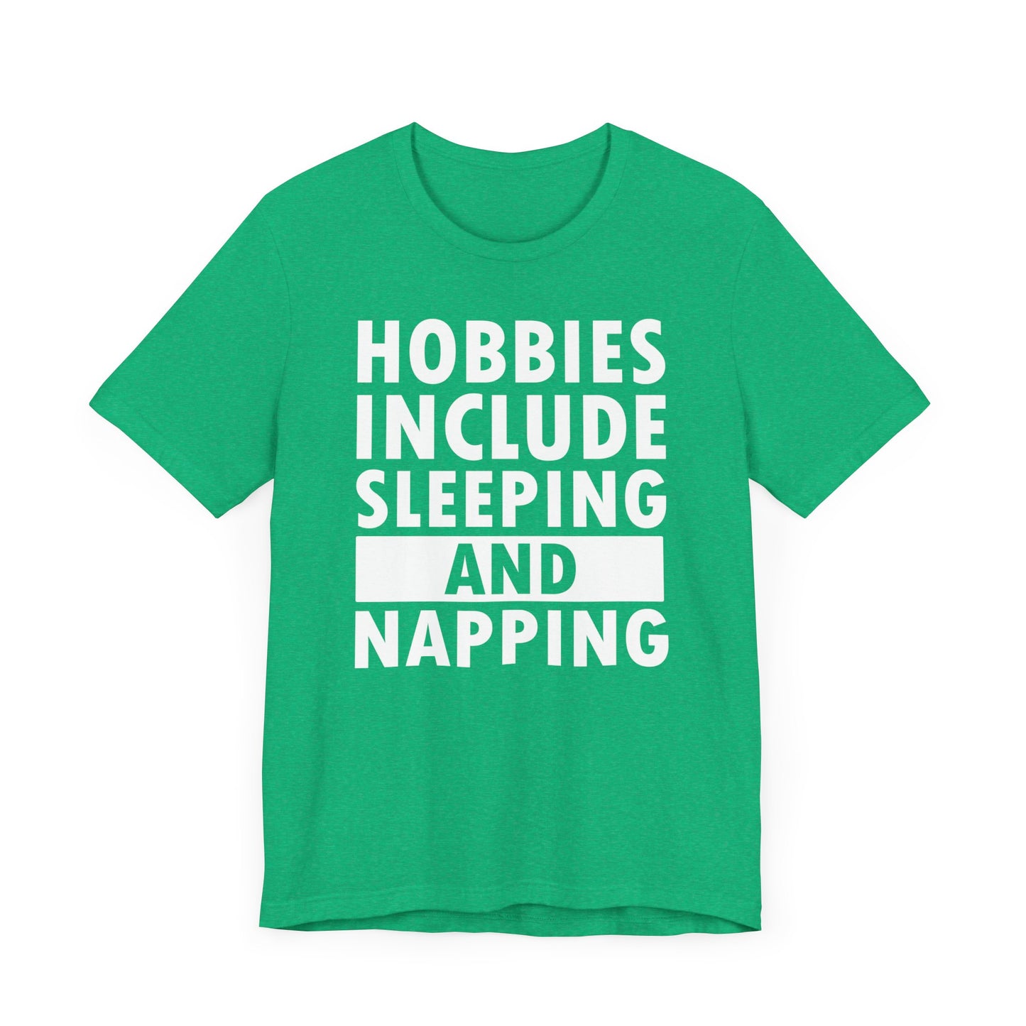 Sleeping and Napping Unisex Jersey Short Sleeve Tee