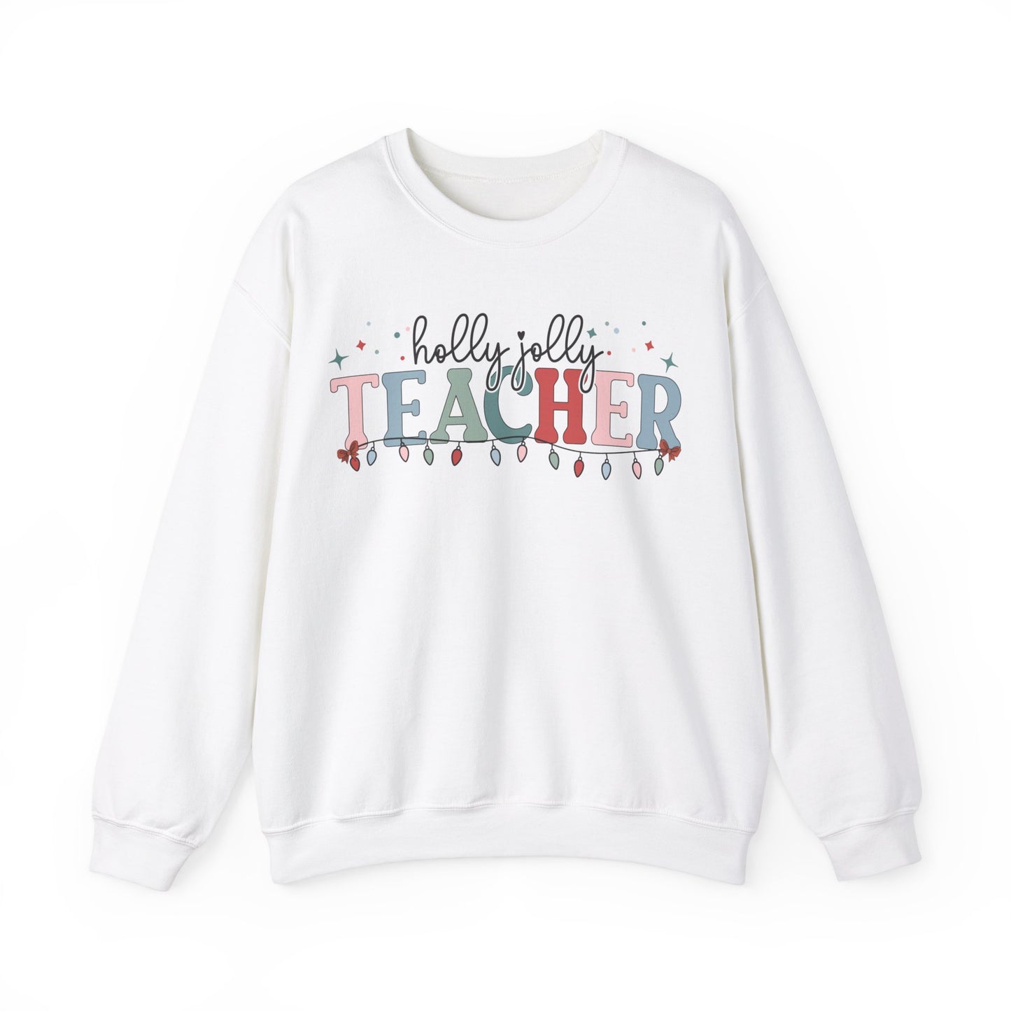 Holly Jolly Teacher Crewneck Sweatshirt