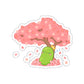 Sakura Bean Die-Cut Sticker