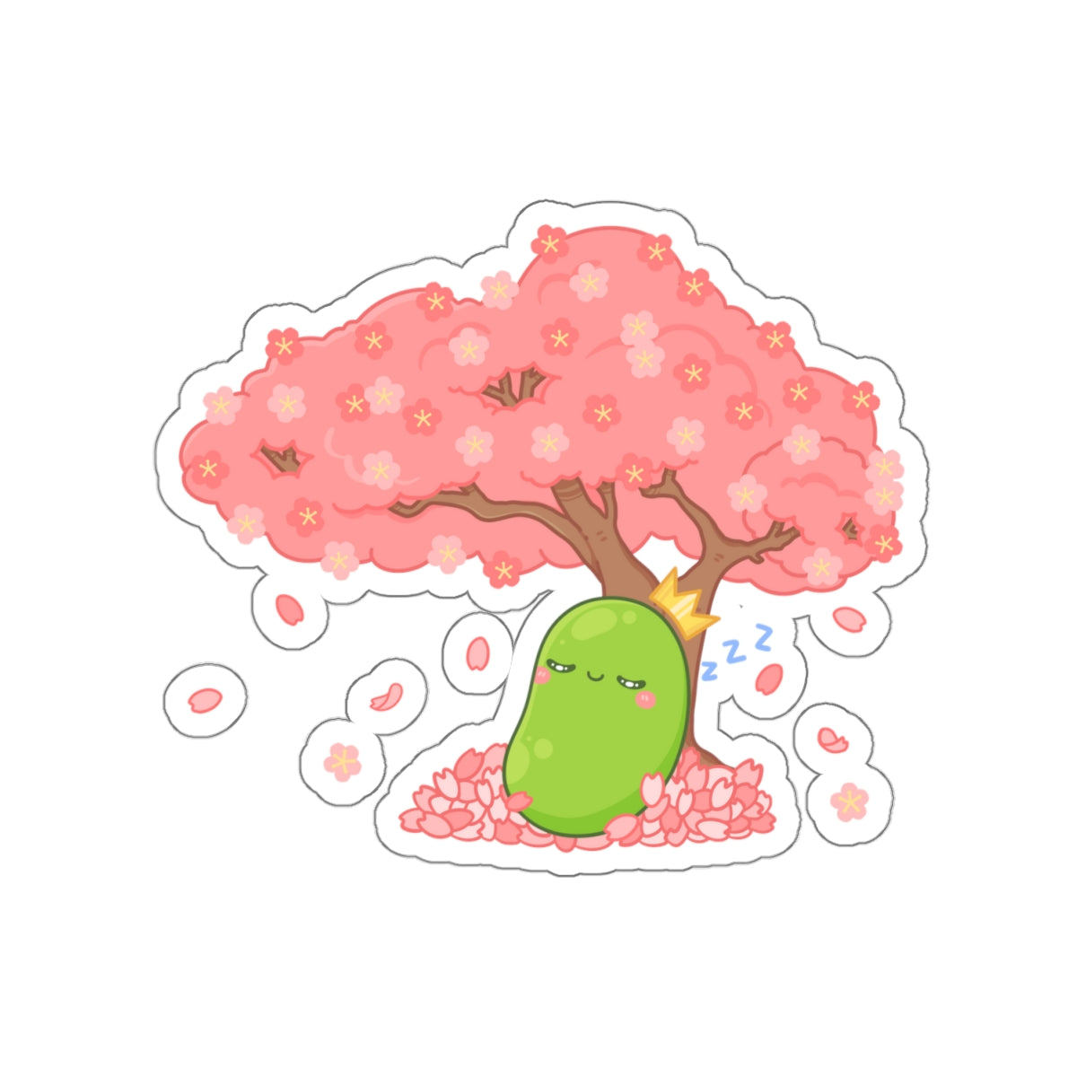 Sakura Bean Die-Cut Sticker