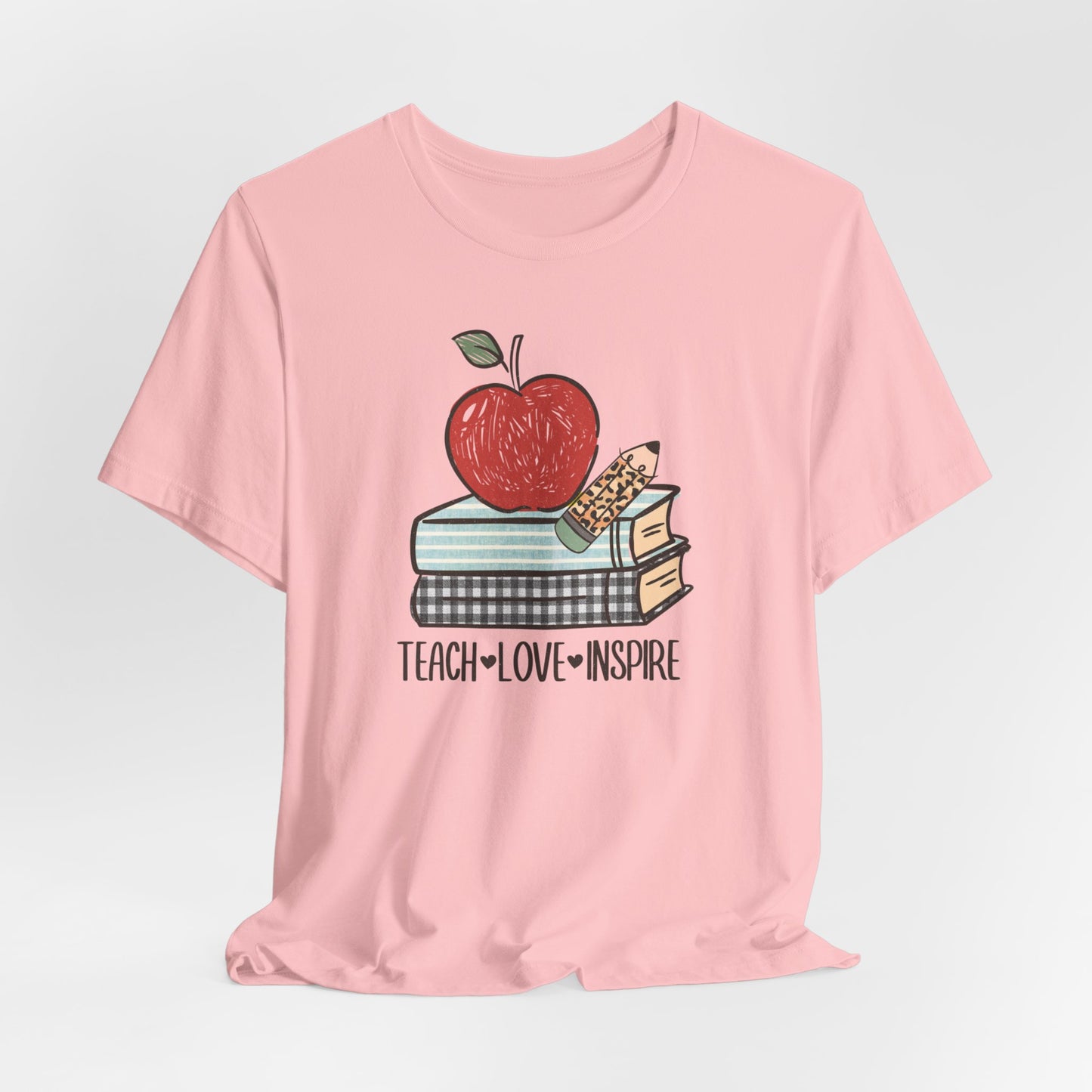 Teach, Love, Inspire Unisex Short Sleeve Tee