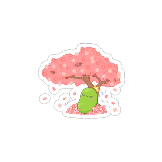 Sakura Bean Die-Cut Sticker