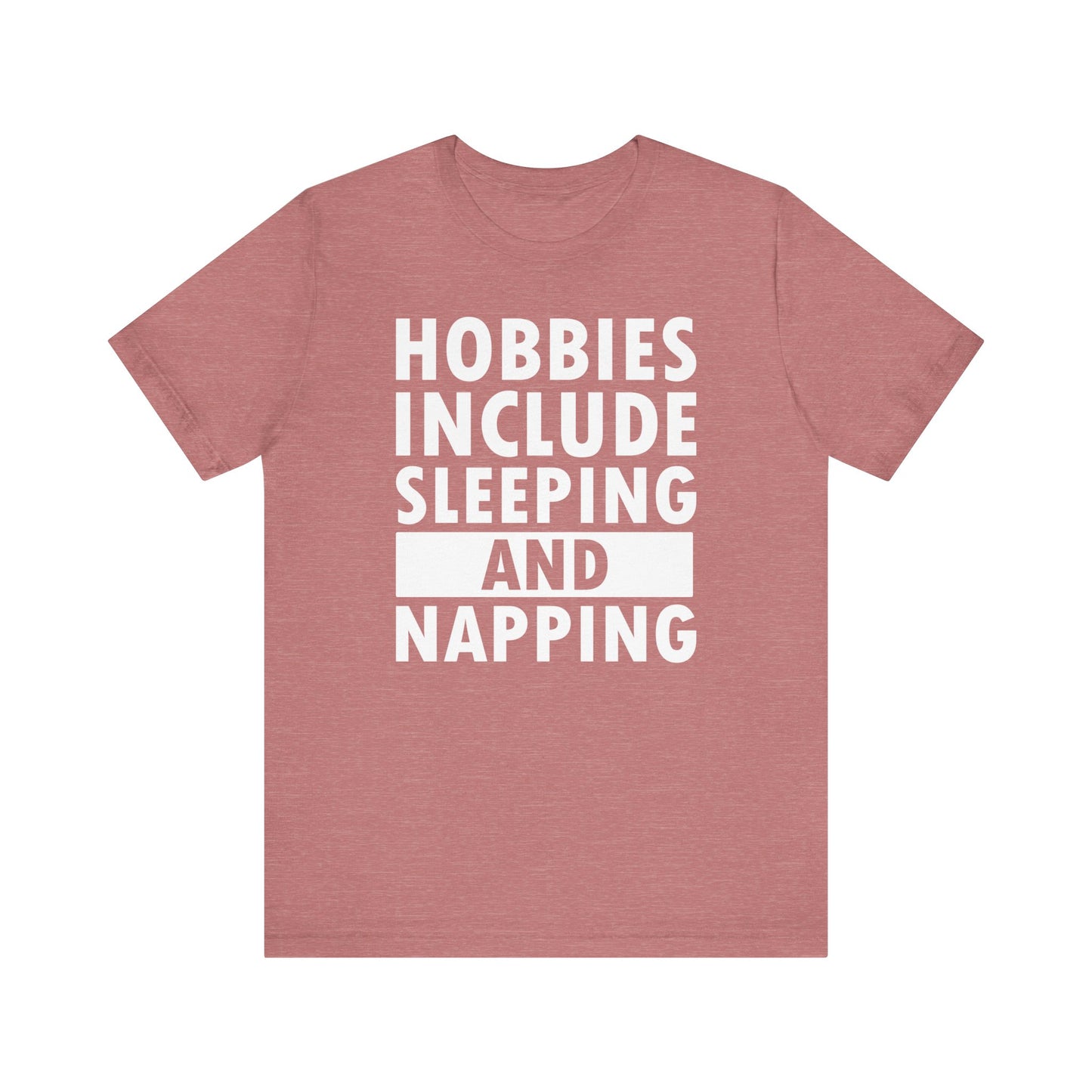 Sleeping and Napping Unisex Jersey Short Sleeve Tee