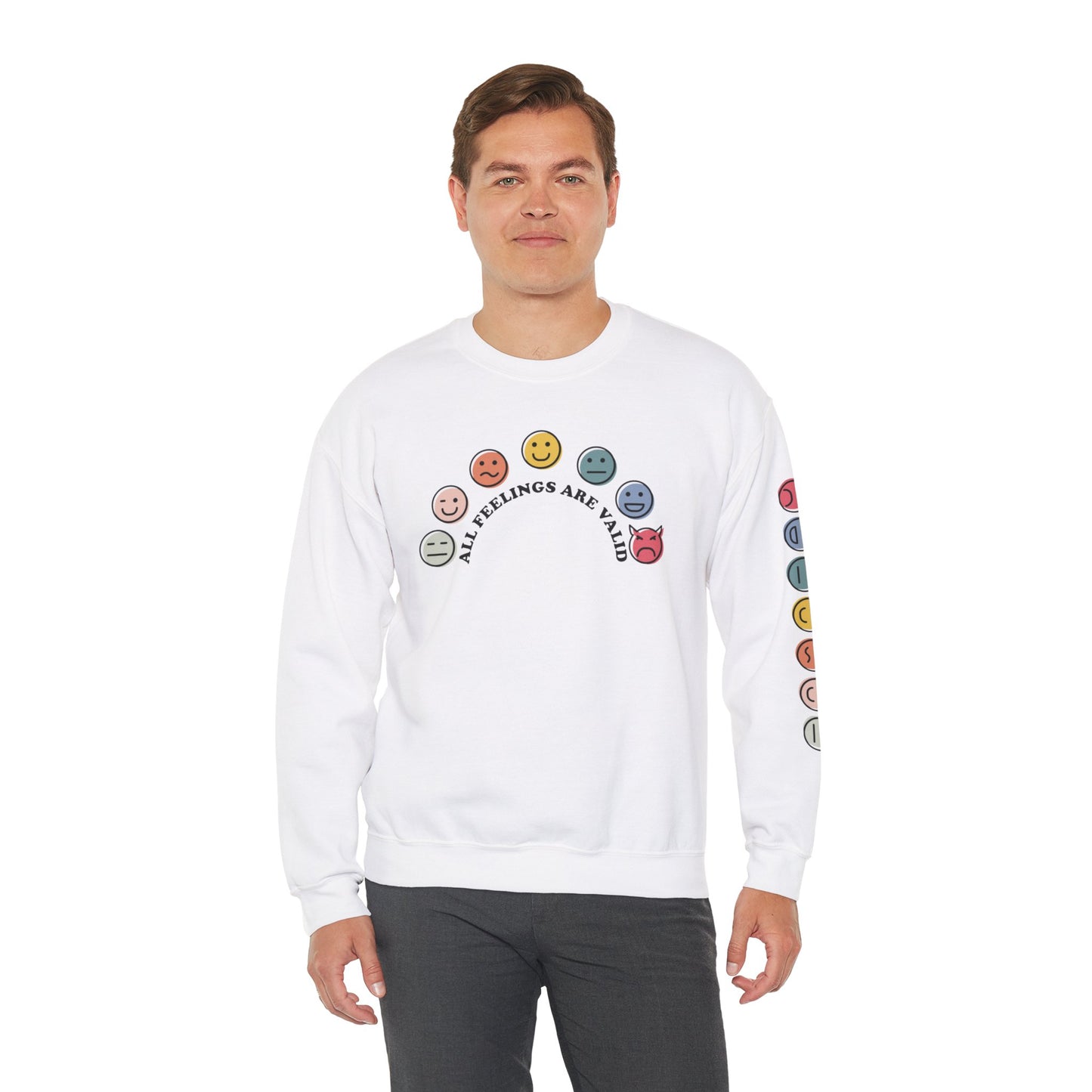 All Feelings are Valid Unisex Crewneck Sweatshirt