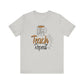 Coffee Teach Repeat Unisex Short Sleeve Tee