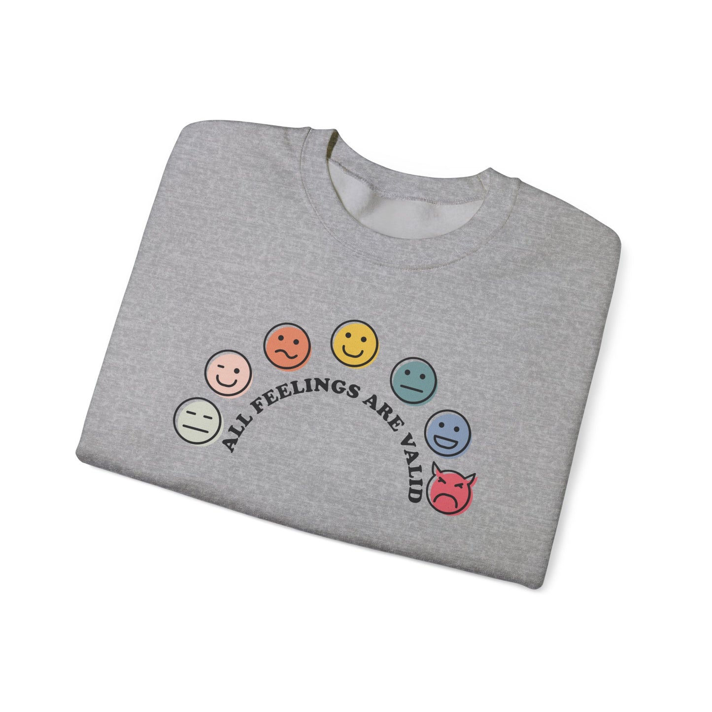 All Feelings are Valid Unisex Crewneck Sweatshirt