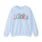 Holly Jolly Teacher Crewneck Sweatshirt