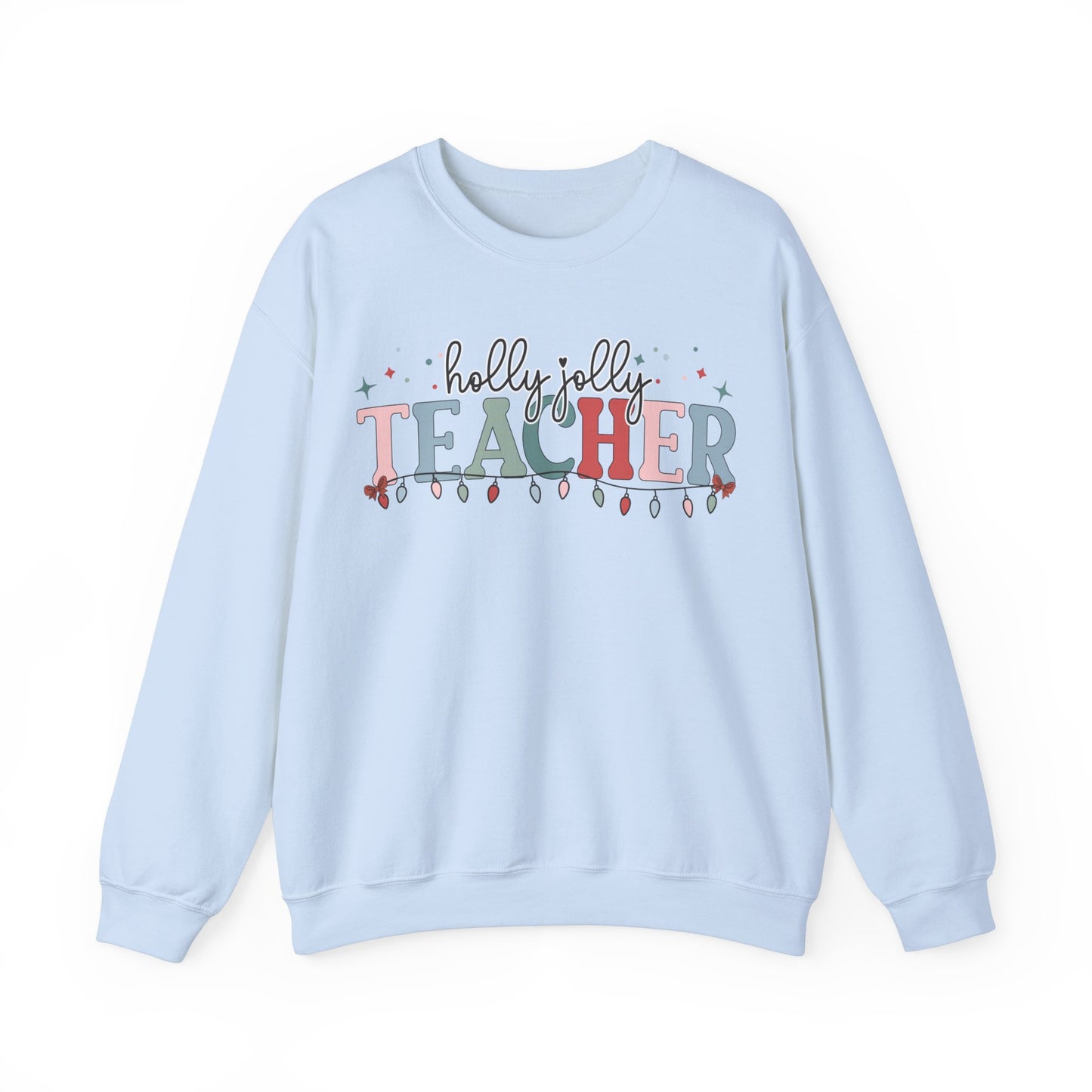 Holly Jolly Teacher Crewneck Sweatshirt