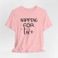 Napping for Two Unisex Jersey Short Sleeve Tee