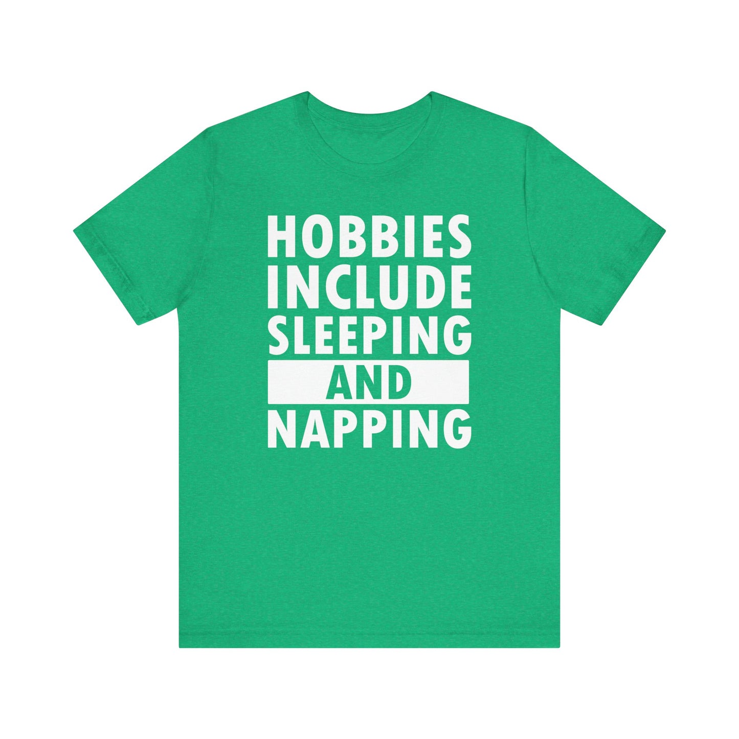 Sleeping and Napping Unisex Jersey Short Sleeve Tee