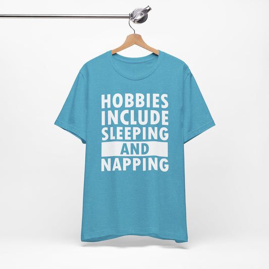 Sleeping and Napping Unisex Jersey Short Sleeve Tee