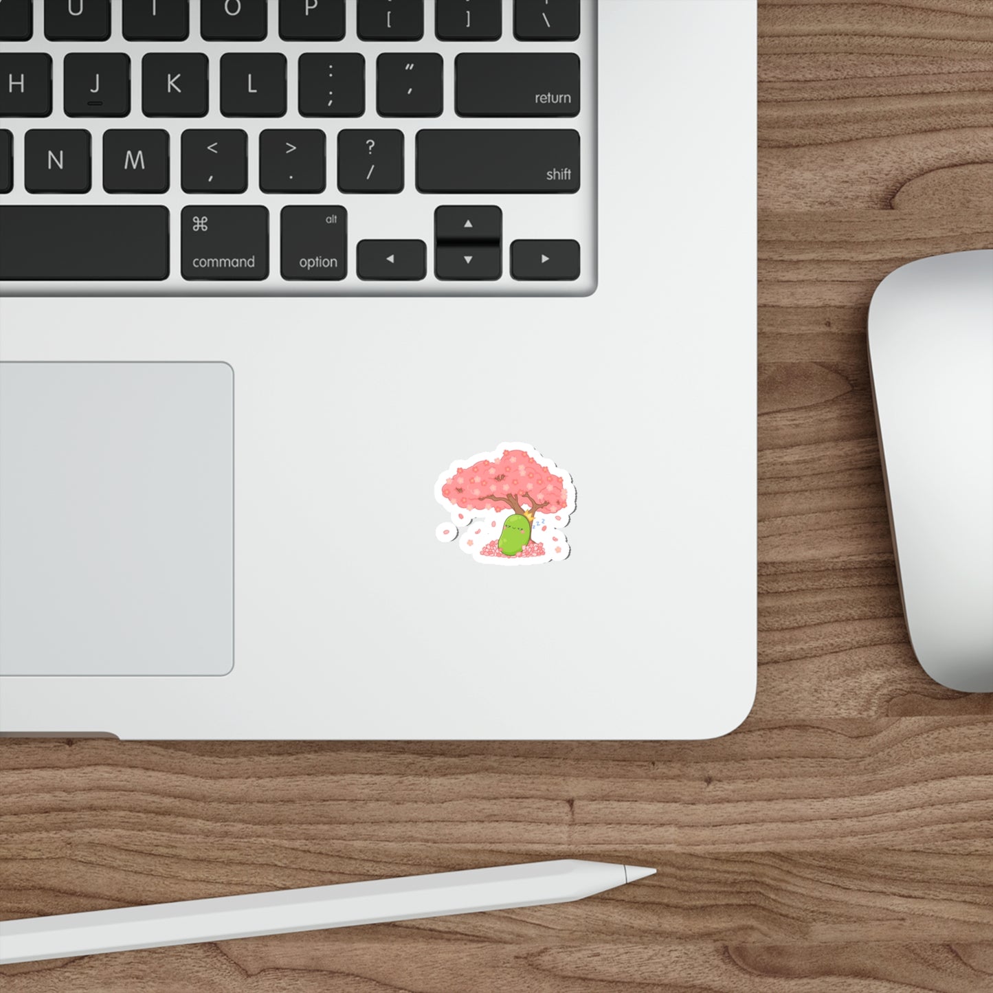 Sakura Bean Die-Cut Sticker